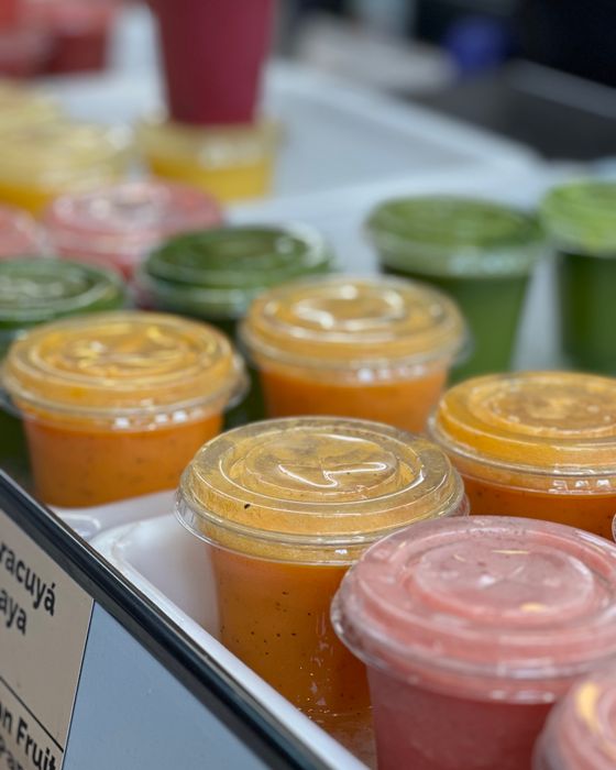 Jugos naturales de colores
